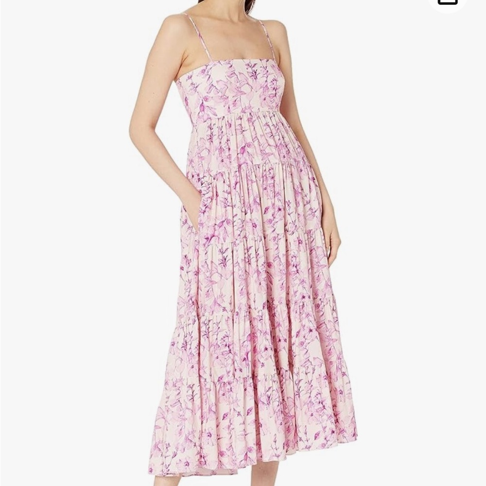 NWT Cinq à Sept Women's Monochromatic Floral Gavin Dress